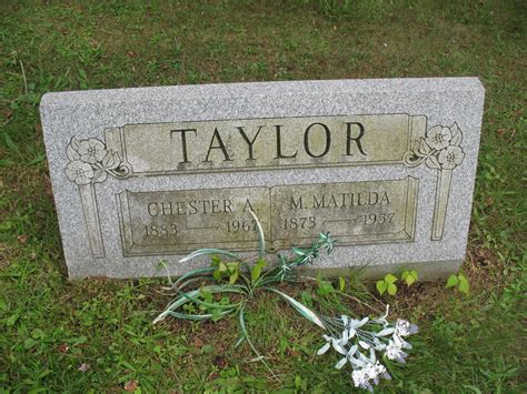 Mary Matilda Tillie Gibson Taylor 1873 1957 Mémorial Find a Grave