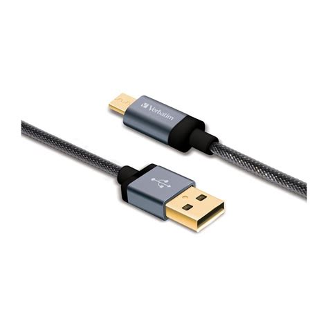 Cable Micro Usb V8 De Carga Datos Mallado Metalico Verbatim 120cm 99219