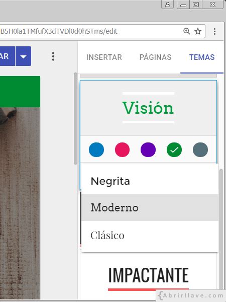 Temas Para Cambiar El Dise O O Estilo Tutorial De Google Sites