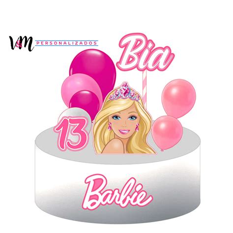 Arquivo De Corte Topo De Bolo Barbie Topo De Bolo Para Imprimir