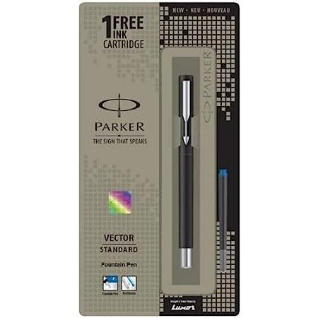 Parker Vector Standard Ct Fountain Pen Blue Ink Amazon In Office