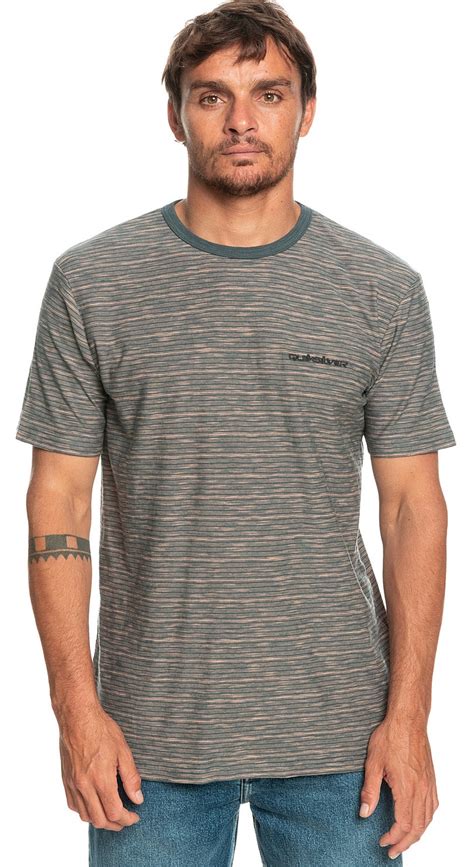 T Shirt Quiksilver Kentin Krd Dark Slate Kentin Mens Snowboard