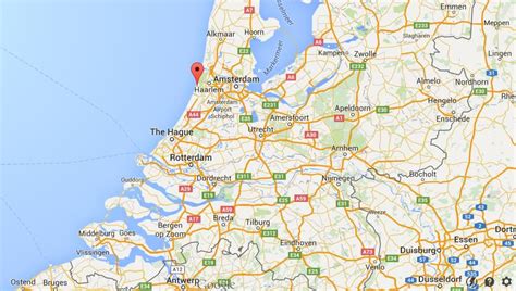 Where is Zandvoort on map of Netherlands