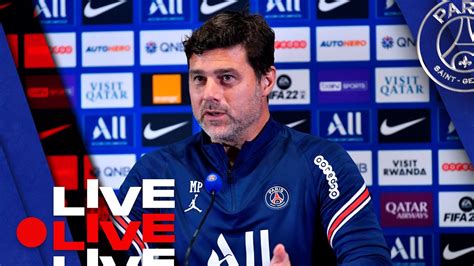 Conf Rence De Presse De Mauricio Pochettino Avant Paris Saint