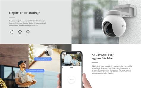 Ezviz HB8 2K Akkumulátoros Wifi IP kamera - DigiCity