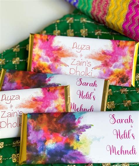 Indian Wedding Favor Colorful Mehndi Favors Dholki Mehendi Etsy