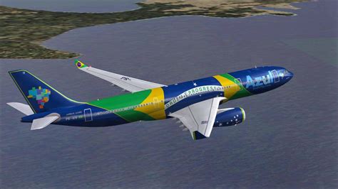 Texturas Brasileiras Azul Linhas A Reas Airbus A Pr Aiv