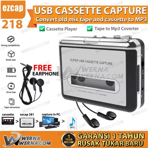 Jual Ezcap Usb Cassette Capture To Mp Converter Ezcap