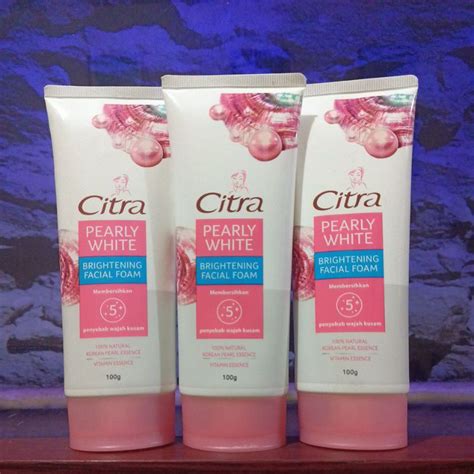 Jual Citra Pearly White Brightening Facial Foam Gr Citra Facila