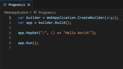 C# programming with Visual Studio Code