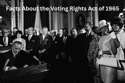 10 Facts About The Voting Rights Act Of 1965 Have Fun With History