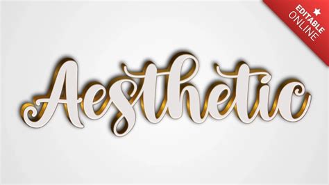 Aesthetic Text Effect Generator