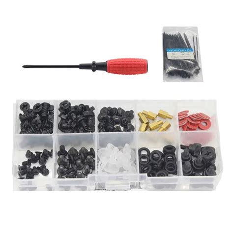 Ciyison Computer Screw Motherboard Standoffs Assortment Kit For Pc Fan