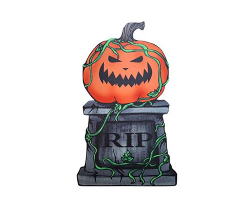 Pumpkin RIP Halloween decoration | Decor Hire by BV