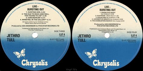 1978 Live Bursting Out Jethro Tull Rockronología