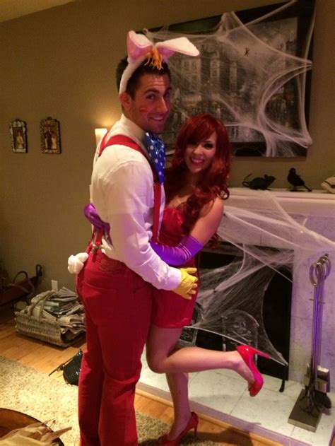 Jessica and Roger Rabbit costumes! | Roger rabbit costume, Couples costumes, Couple halloween ...