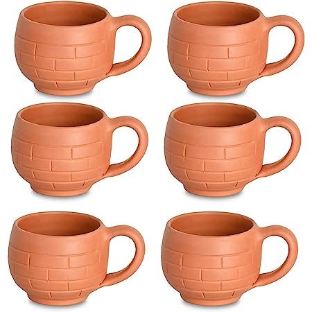 Buy RKD Enterprises Earthen Glazed Terracotta Chai Tea Handcrafted