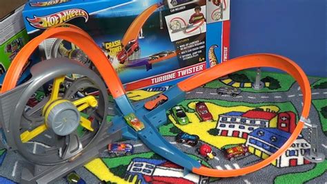 Hot Wheels Turbine Twister Track Set Product Review YouTube