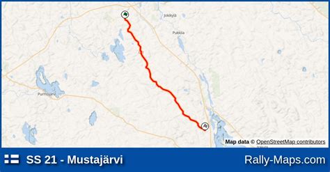 Ss Mustaj Rvi Stage Map Lakes Rally Erc Rally