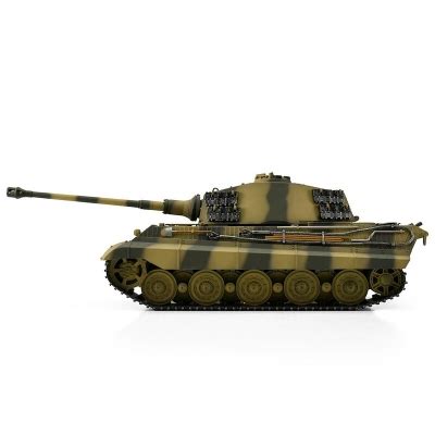 1 16 RC Panzer Königstiger Tiger II Tarn BB mit Rauch Torro Profi Edition