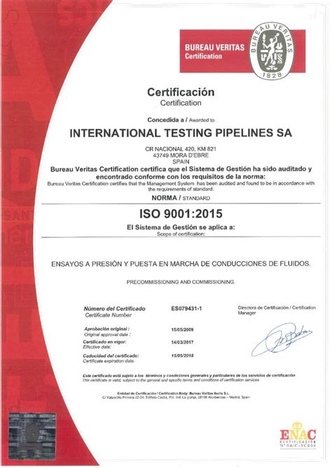 Pdf 2 Certificat Iso 9001 2015 Itp Service 9001 14001cast Ing Pdf · 2019 7 29 · Norma I