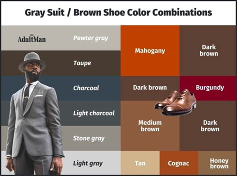 How To Wear A Gray Suit With Brown Shoes The Right Way