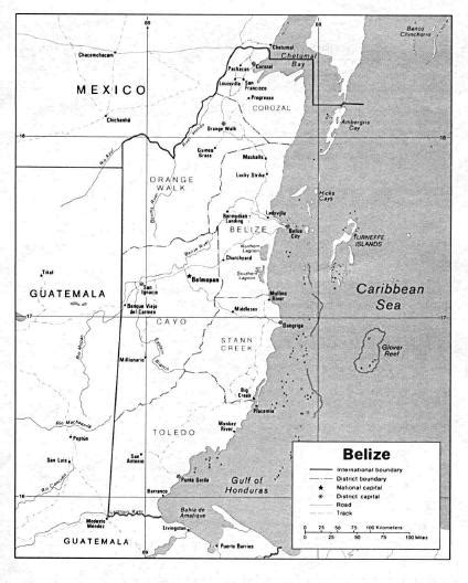 Mapa De Belice Con Nombres Para Imprimir En Pdf Images Hot Sex