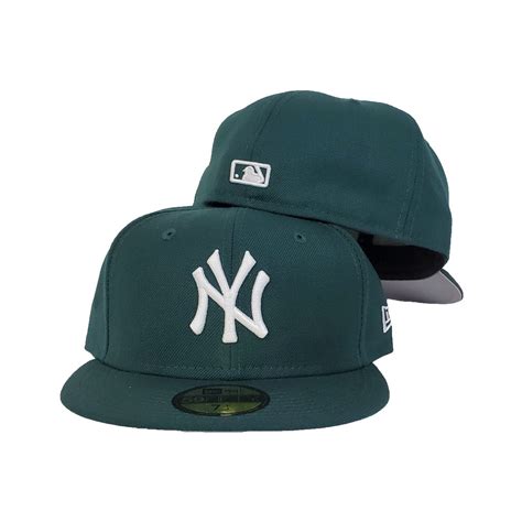 New York Yankees Dark Green New Era 59fifty Fitted Hat Exclusive