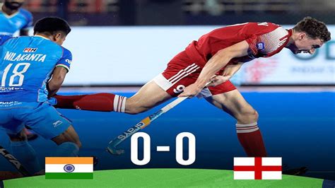 India Vs England Hockey World Cup 2023 The Match Ended In A Goalless