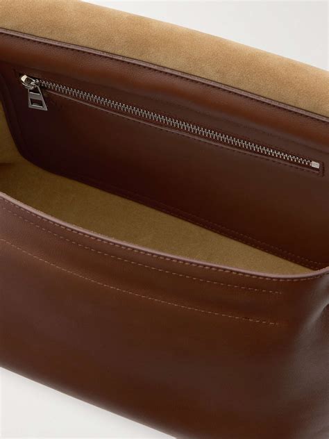 LOEWE Flamenco Leather Messenger Bag For Men MR PORTER