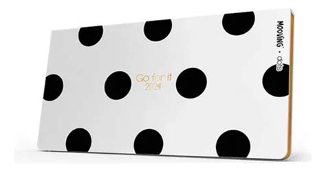 Agenda Mooving Pocket Cosida 2024 Dots 1401238 Portada Lunar Negro