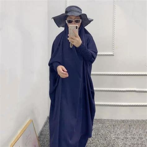 Eid Hooded Muslim Women Hijab Dress Prayer Garment Jilbab Abaya Long