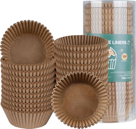 Amazon Parmedu Pcs Paper Cupcake Liners Standard Size Inches