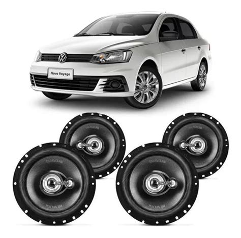 Alto Falante Vw Voyage 2017 A 2023 Bravox 240w Rms 4 Portas Frete grátis