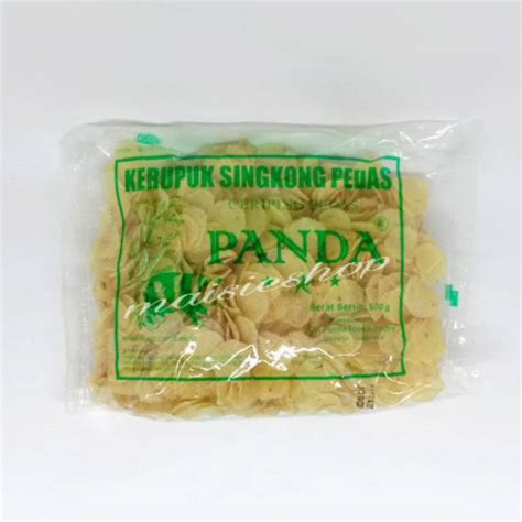 Jual KERUPUK CERIPING KERUPUK SINGKONG PANDA 500GR Shopee Indonesia