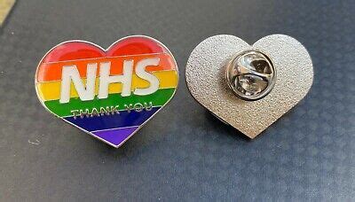 NHS RAINBOW BADGE Thank You Nurse Doctor Ambulance Medic Paramedic