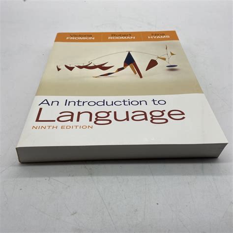 An Introduction To Language By Robert Rodman Victoria Fromkin And Nina