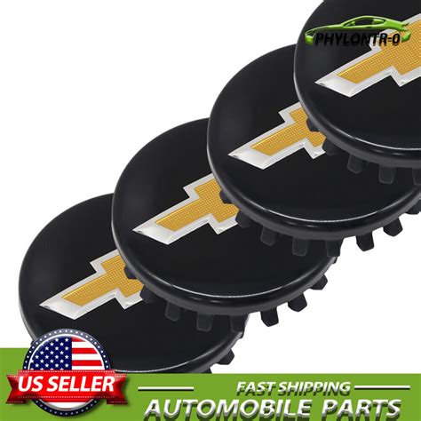 2014 2021 Bowtie Wheel Rim Center Hub Caps For Chevy Tahoe Suburban Silverado Ebay