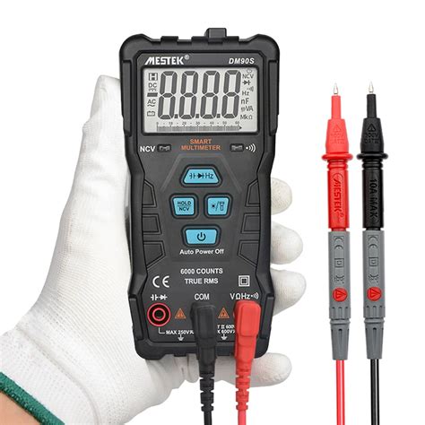 Mestek Digital Multimeter Ncv Rms Smart Speed Handheld Ncv Handheld Ncv