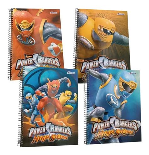 Cuaderno Power Rangers Ninja Storm Fls Espiral Foroni Mercadolibre