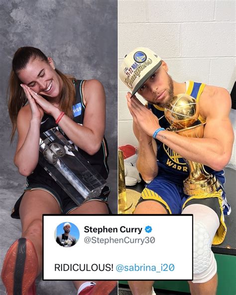 Bleacher Report On Twitter Steph Shows Love To Sabrina 👏