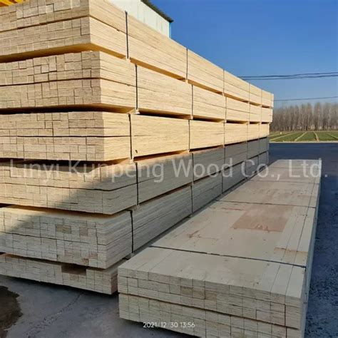 Poplar Laminated Veneer Lumber Lvl Door Core Sofa Frame Bed Slats