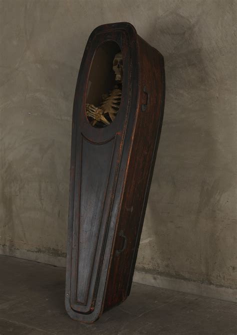 ILLUMINATED ODD FELLOWS SKELETON IN COFFIN – Blackman Cruz