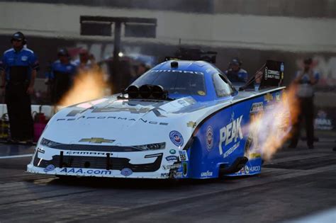 John Force And Peak Chevy Lead The Pack Friday At Nhra Carolina