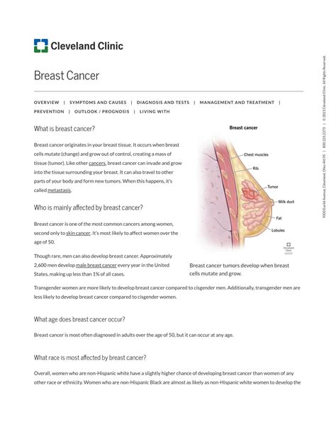 Solution Breast Cancer Overview Causes Symptoms Signs Stages Types