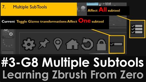 3 Gizmo3D 8 Multiple Subtool Operator Move Scale Rotate Many