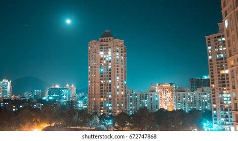 Mumbai City Night Stock Photo 672747868 | Shutterstock