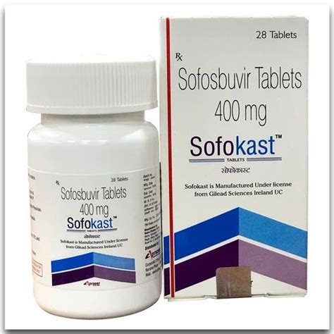 Sofosbuvir Mg Sofokast Treatment Hepatitis C Tablet Rs