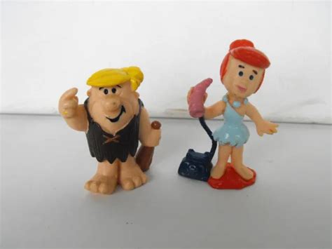 Hanna Barbera The Flintstones Barney And Wilma Pvc Fico Bullyland Quasi Nuovo 1994 Eur 1843