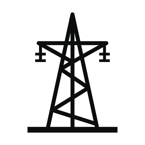 Energy Electric Tower Icon Simple Style Vector Art At Vecteezy